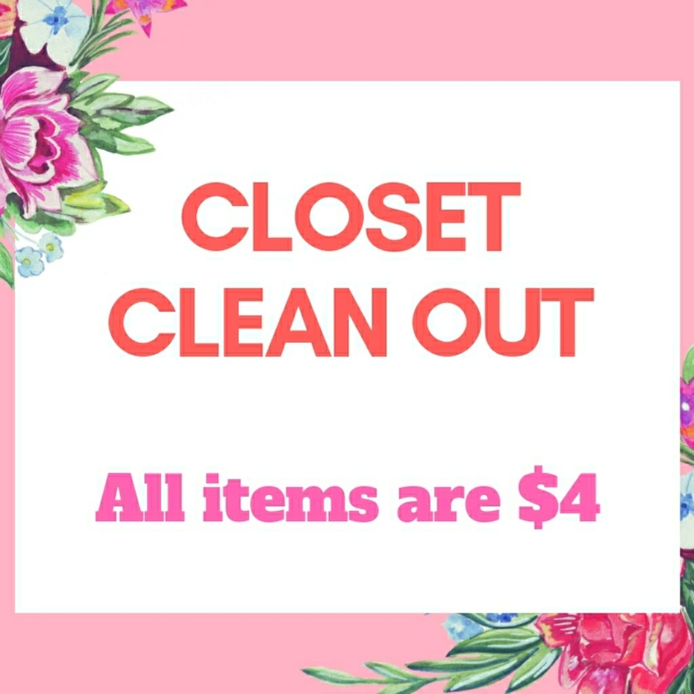 ALL items are $4 DONATING SOON IF NOT SOLD